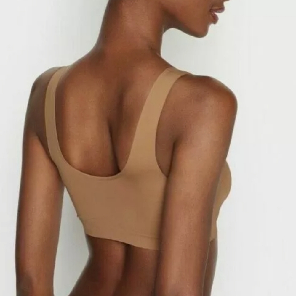 Victoria's Secret Lounge Unlined Scoop Bra Burgundy L-XXL - Picture 11 of 12